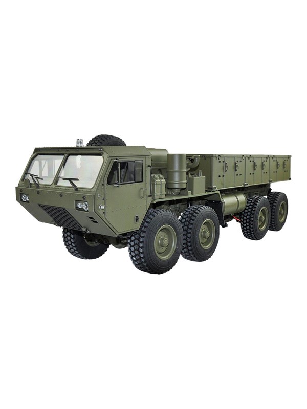 Amewi Military Truck 8x8 Rtr 1:12 With Loading Area Green - Amewi Fjernstyret  - 4260564639672