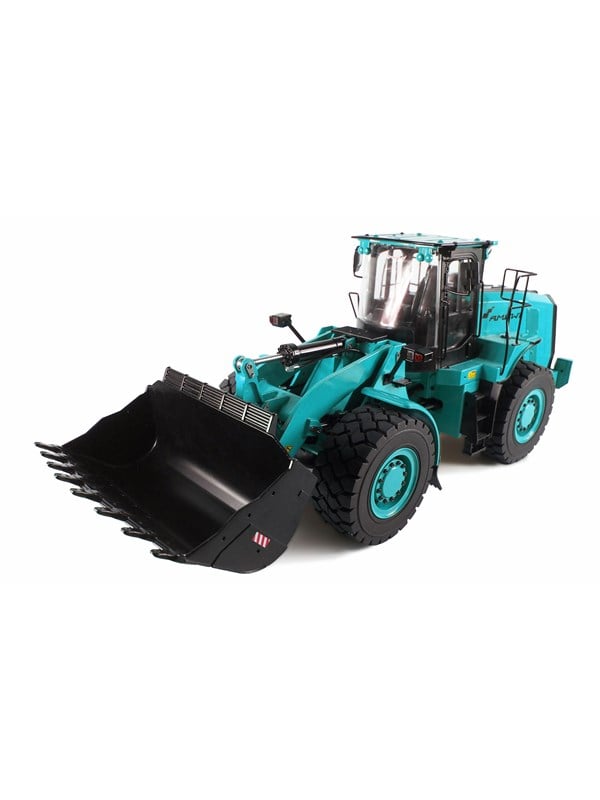 Amewi Hydraulic Wheel Loader G921h Full Metal 1:16 Rtr Teal - Amewi Fjernstyret  - 4260677957281