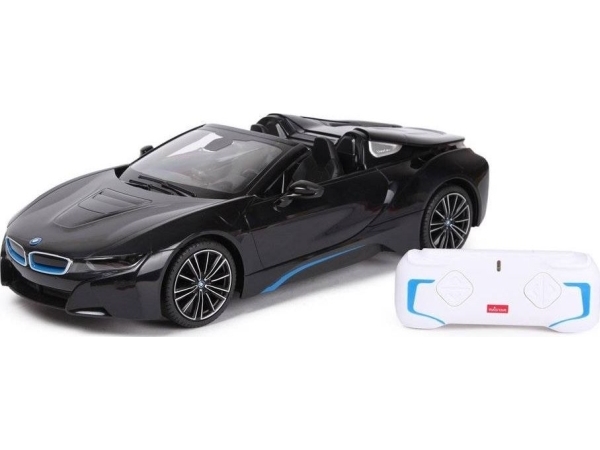 Rastar Auto Bmw I8 Roadster Rastar 1:12 Sort - Rastar Fjernstyret  - 5907625584050