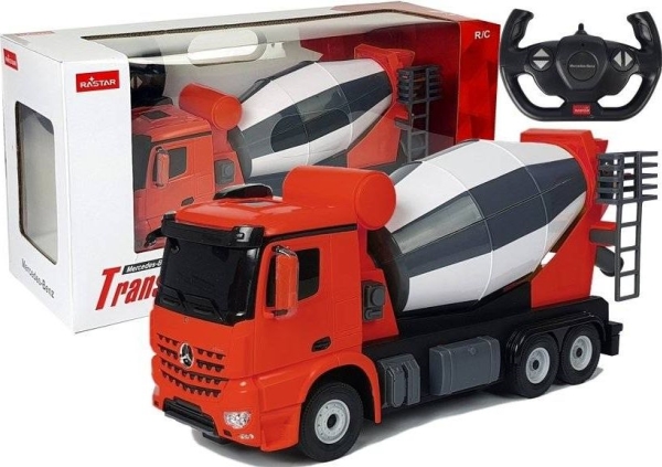 Rastar Auto Mercedes Benz Arocs Rastar 1:14 Rød Pilot - Rastar Fjernstyret  - 5904204751872