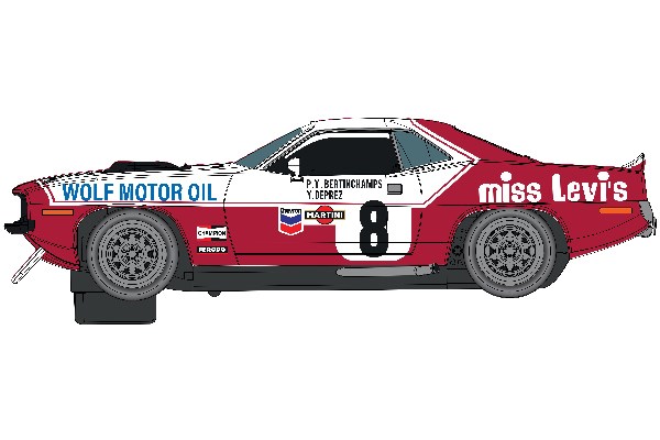 Chrysler Hemicuda Spa 24 Hours 1973 Bertincham - Wittmax Fjernstyret  - 5055286686658