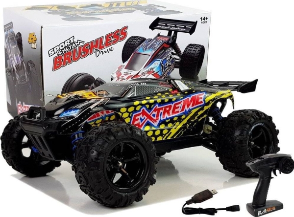 Lean Sport Fjernstyret Racerbil 1:18 Gul Enoze 9302e Hastighed 45 - Lean Cars Fjernstyret  - 5903802458060
