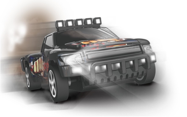 Joysway Fjernstyret Sort Short Course Truck Racerbil