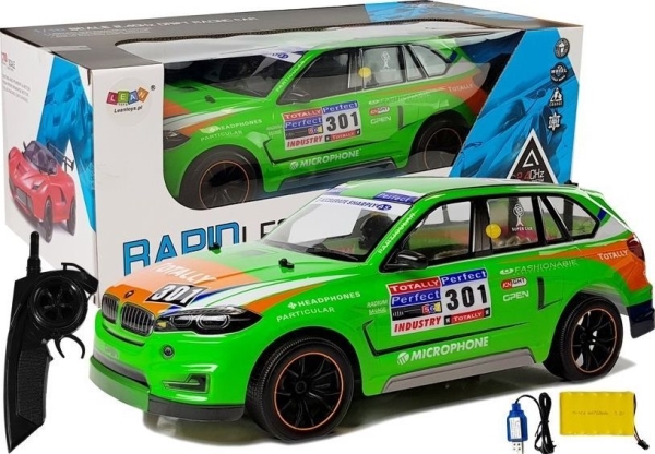 Lean Sport Fjernstyret Bil 1:10 2.4g Grøn - Lean Cars Fjernstyret  - 5908275996965