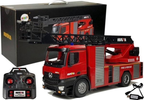 Lean Sport 1:14 2.4ghz Fjernstyret Brandvæsen Model 1561 Huina - Leantoys Fjernstyret  - 5903802453690