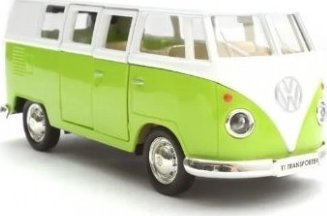 Volkswagen Samba Bus Green With Hologram - Daffi Fjernstyret  - 5905422118560