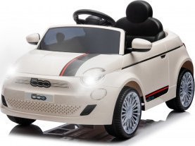 Milly Mally Milly Mally Batterikøretøj Fiat 500e Hvid - Milly Mally Fjernstyret  - 5901761129717