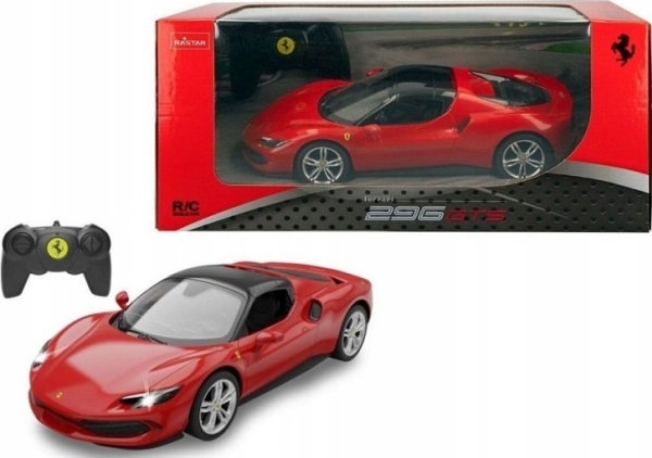 Rastar 1:16 Ferrari 296 Gts Rød - Rastar Fjernstyret  - 6930751323063