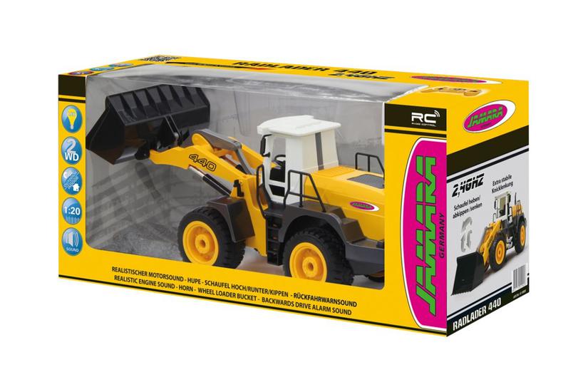 Jamara Wheel Loader 440 Fjernstyret Bygge Landbrugskøretøj - Jamara Fjernstyret