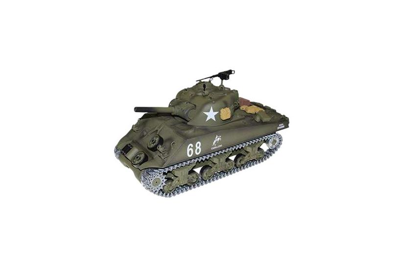 Amewi .. M4a3 Sherman & 2.4ghz Metal Chains Metal Gear Box Fjernstyret Pansret Køretøj - Amewi Fjernstyret  - 4260414182600