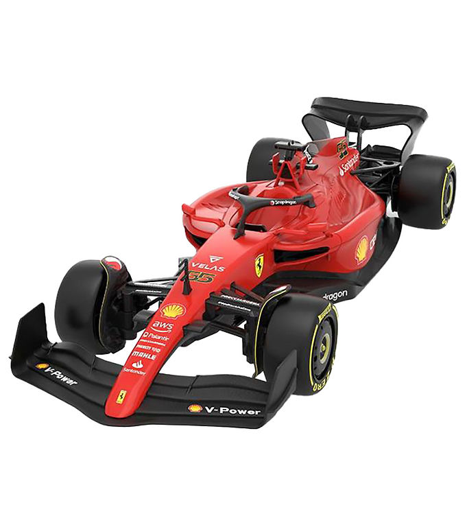 Rastar Fjernstyret Ferrari F1 75 - Rød/Sort Model