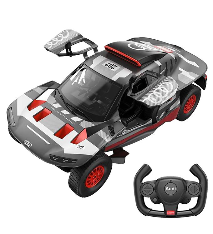 Grå/Rød/Sort Rastar Fjernstyret Billys Audi Tron 1:14 - Rastar Fjernstyret  - 6930751323605