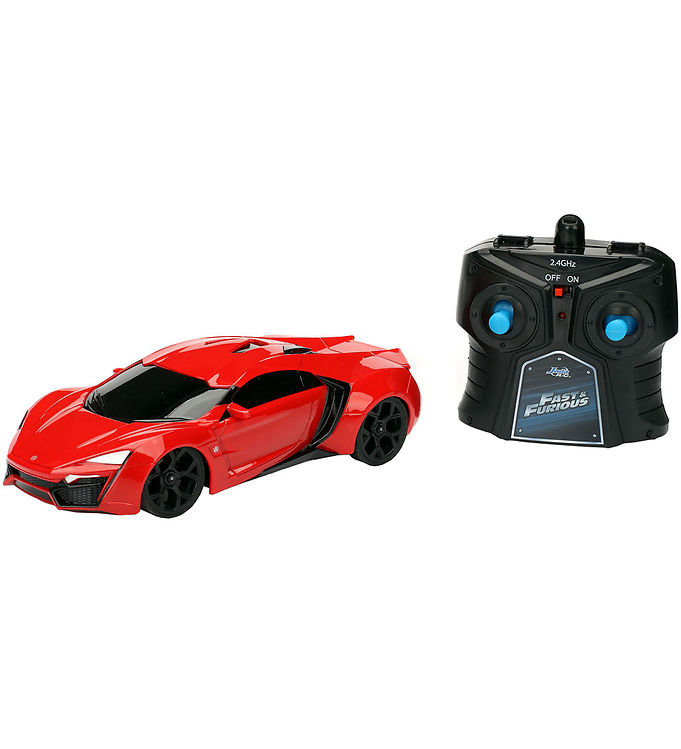 Multifarvet Jada Fjernstyret Bil Fastampfurious 1:24 Lykan Hypersport - Jada Fjernstyret  - 4006333064906