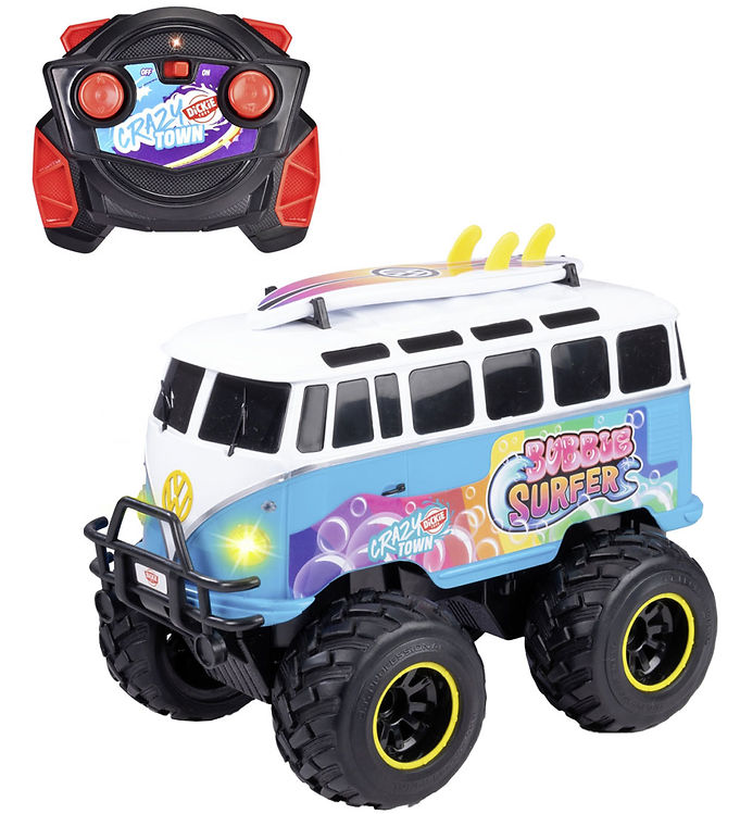 Dickie Toys Fjernstyret Bilbobbler Volkswagen T1 Bubble - Dickie Toys Fjernstyret  - 4006333089022