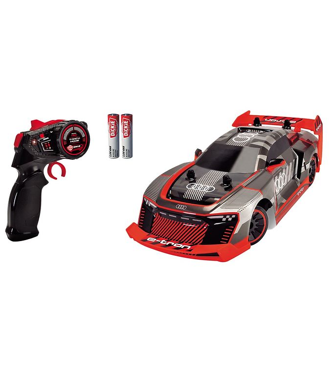 Grå/Rød Dickie Toys Audi S1 Fjernstyret Drift Bil