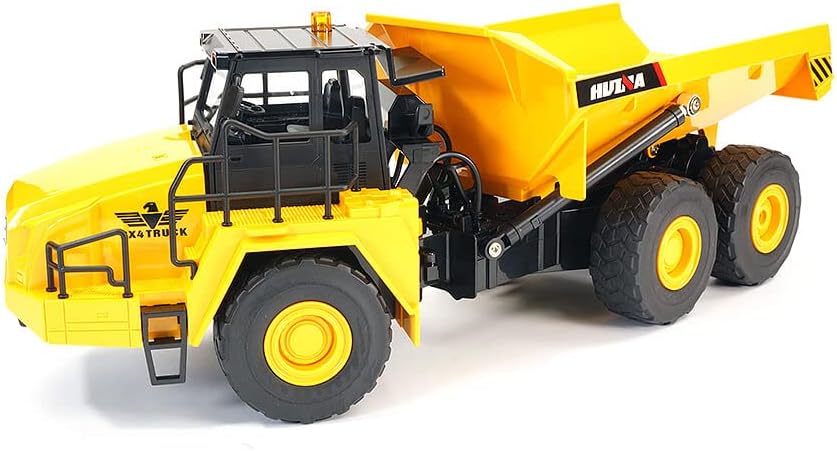 Fjernstyret æsser Huina Ledkærket Dump Truck Cy1553 - Fjernstyret