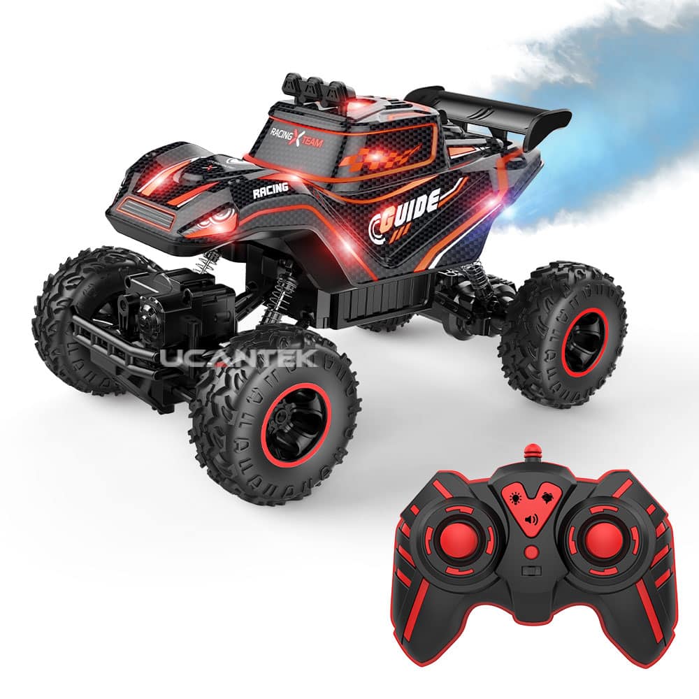 Fjernstyret Texas Monstertruck Med Vilde Effekter Ihero - Ihero Fjernstyret