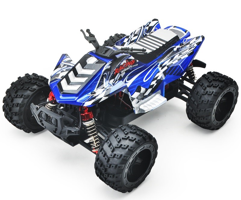 Guokai Atv 1:16 4wd Fjernstyret 2.4ghz 35km Blå - Fjernstyret  - 5712548145499