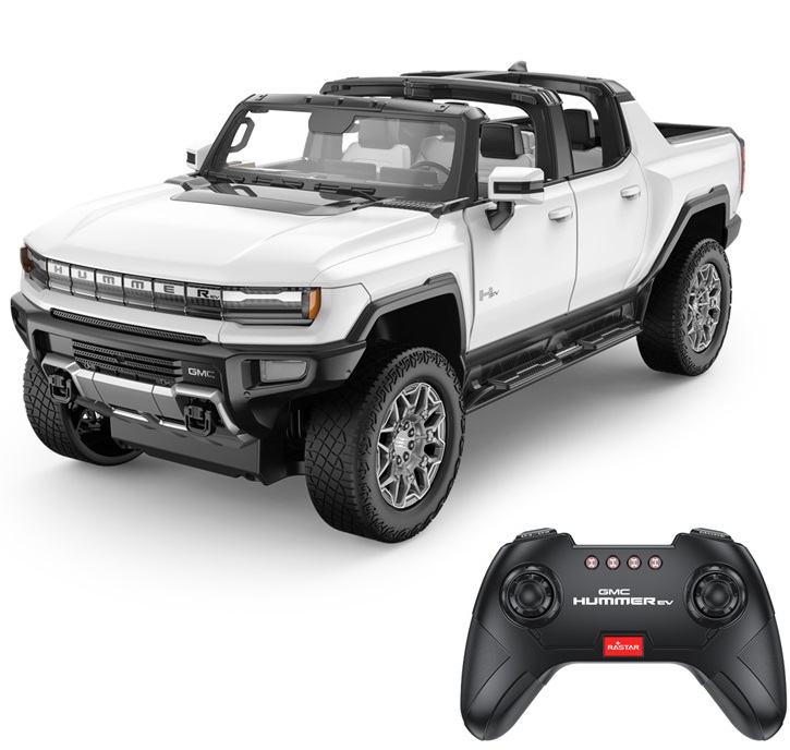 Hummer Fjernstyret Bil 1:16, 2.4g Mobilholder - Rastar Fjernstyret  - 6930751322912