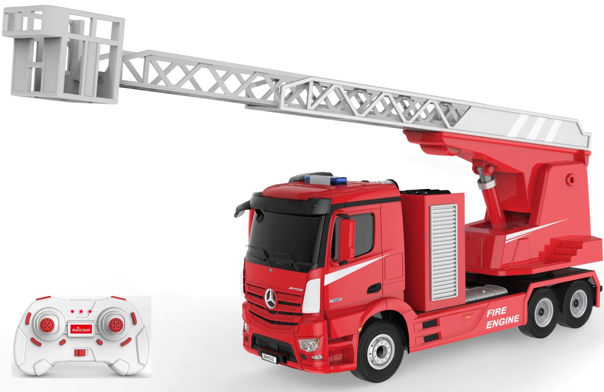 Mercedes Benz Antos Fjernstyret Brandbil 2.4g - Rastar Fjernstyret  - 6930751314917