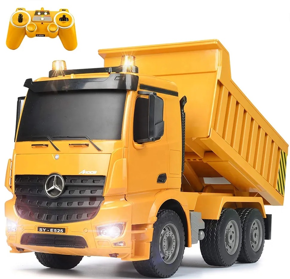 Mercedes Benz Arocs Lastbil Dumper 1:20 2.4g 8ch - Double E Fjernstyret  - 6948061922517