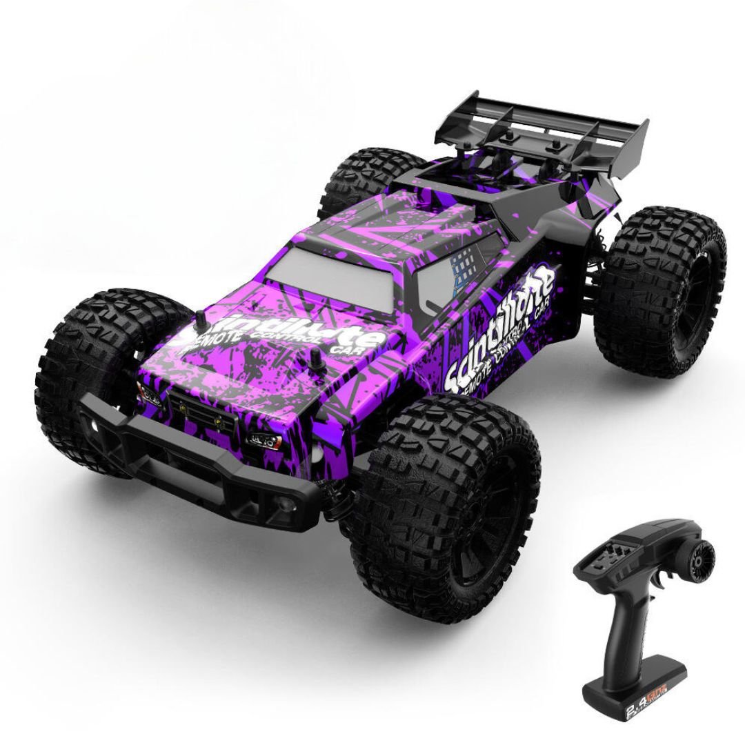 Speedking Pro 1:10 Børstelø Motor, 50 , Fjernstyret Offroad Racerbil Lilla Ihero - Ihero Fjernstyret