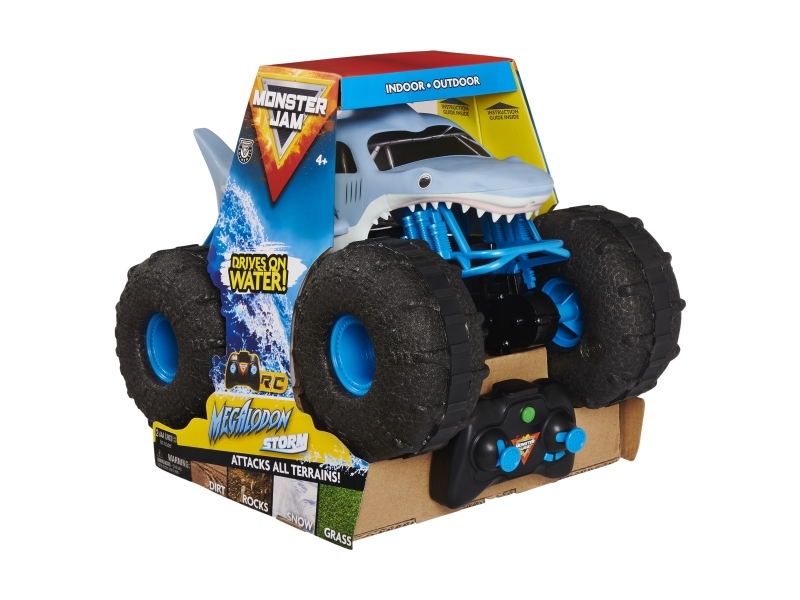 Monster Jam Megalodon Storm Thrasher - Spin Master Fjernstyret  - 0778988136515