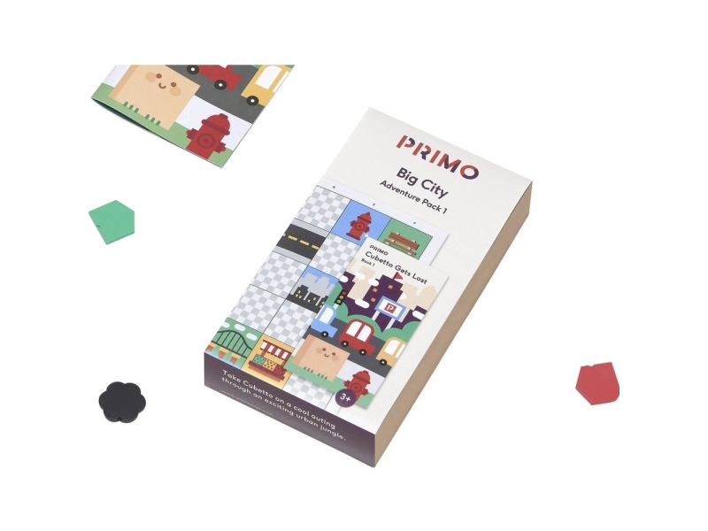 Primo Toys Mint Robotics Udvidelsessæt Cubetto Mint Coding Eventyrpakke Storbyjungle - Primo Toys Fjernstyret  - 6594361349662