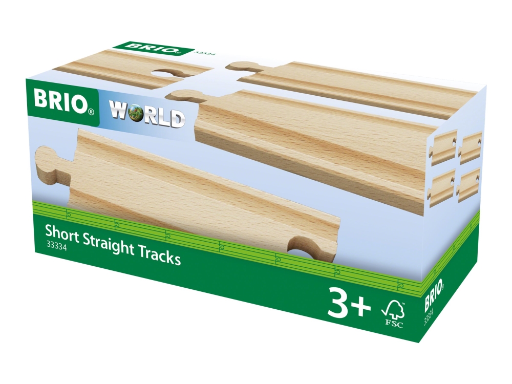Brio Short Straight Tracks 33334 Toys - Brio Fjernstyret  - 7312350333343