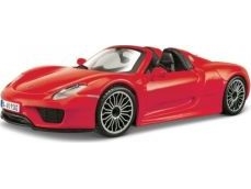 Bburago Porsche 918 Spyder Red : Bburago - Bburago Fjernstyret  - 4893993002733