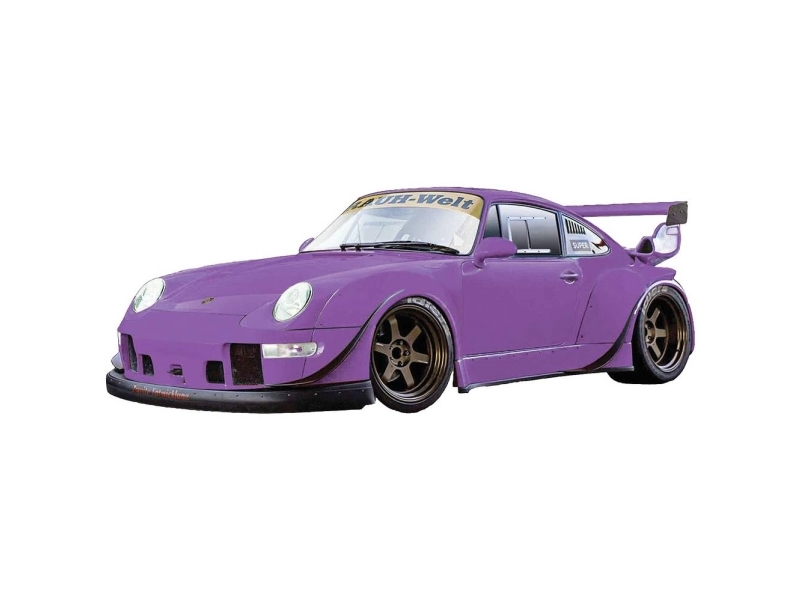Lilla Maisto Maisto Tech Porsche Rwb 911 993 Toy Wehicle Purple : - Maisto Fjernstyret  - 0090159823407