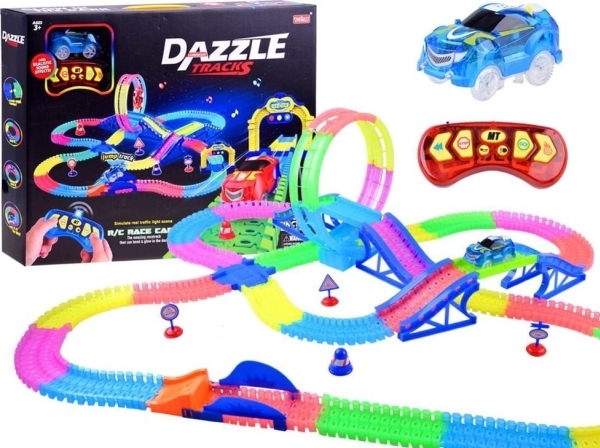 Jokomisiada Car Track Fluo Lights Fjernstyret Bil Za3309 - Jokomisiada Fjernstyret  - 5905258502540