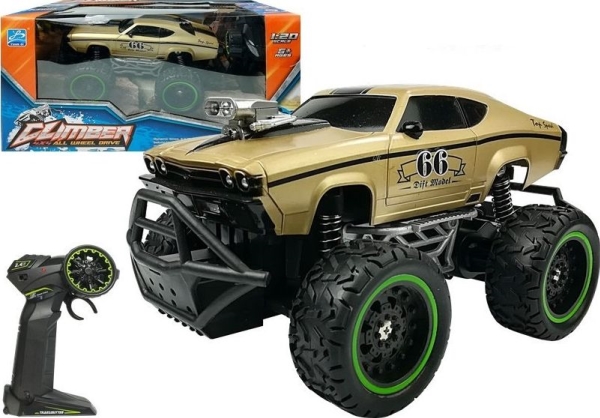 Lean Sport Fjernstyret Bil High Wheels Gold - Lean Sport Fjernstyret  - 5908275994633