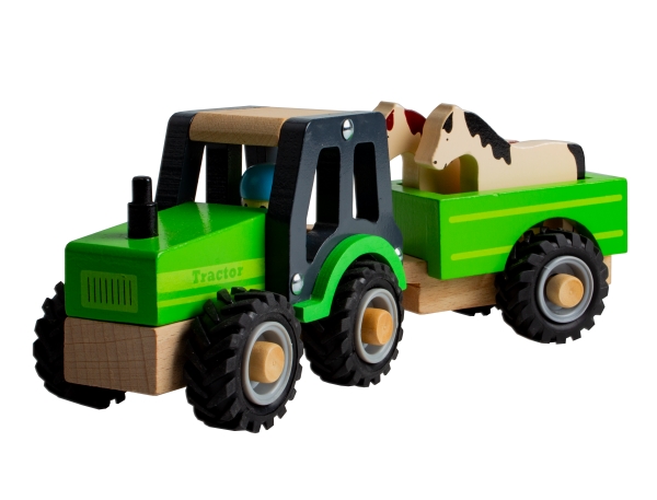 Magni Trætraktor Med Anhænger - Magni Fjernstyret  - 5707594262252