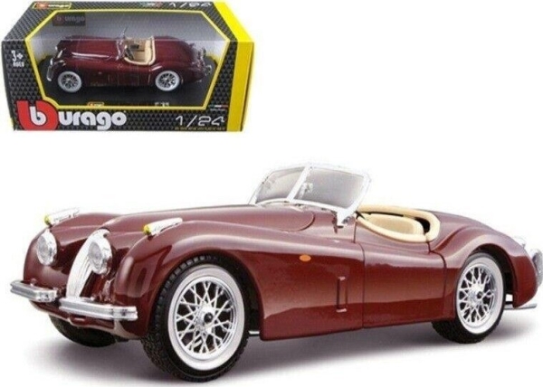 Bburago Bburago Jaguar 120 Roadster 1948 22018 - Bburago Fjernstyret  - 4893993008018