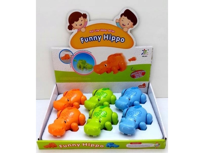 Ciuciubabka Figurine Hippopotamus With Drive Runs And Swims 8366 Mix Price For - Ciuciubabka Fjernstyret  - 5901384728366