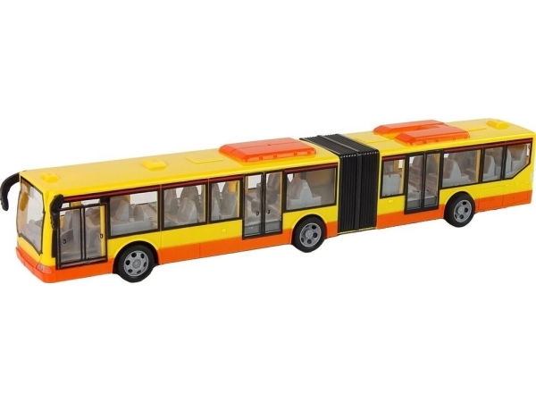 Leantoys Fjernstyret Leddelt Bybus Orange - Leantoys Fjernstyret  - 5905515355940