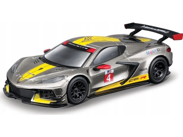 Bburago Race 2020 Chevrolet Corvette C8r Geltona Bburago - Bburago Fjernstyret  - 4893993383122