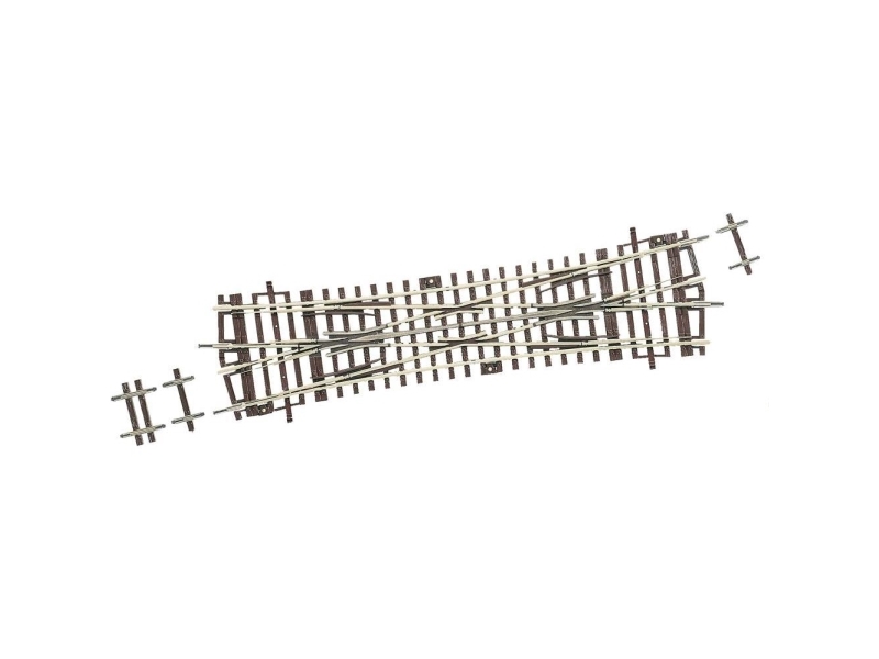 Rocoline Uden Ballast 42451 Dobbelt Krydsende Sporskifte 230 Stk - Roco Fjernstyret  - 9005033424510