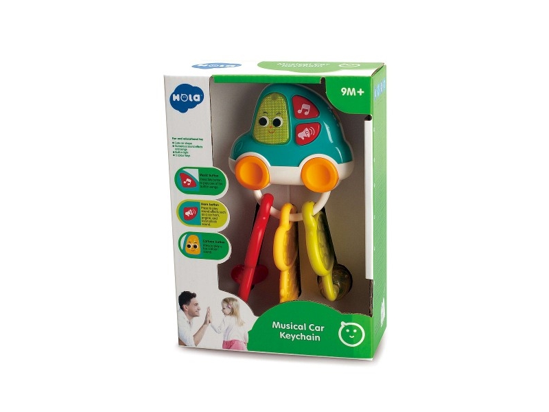 Smily E8996 Bil Med Nøgler Lyd Lys - Hola Fjernstyret  - 6944167100330