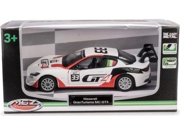 Hvid Msz : Maserati Granturismo Gt4 67355a White - Daffi Fjernstyret  - 5905422133112