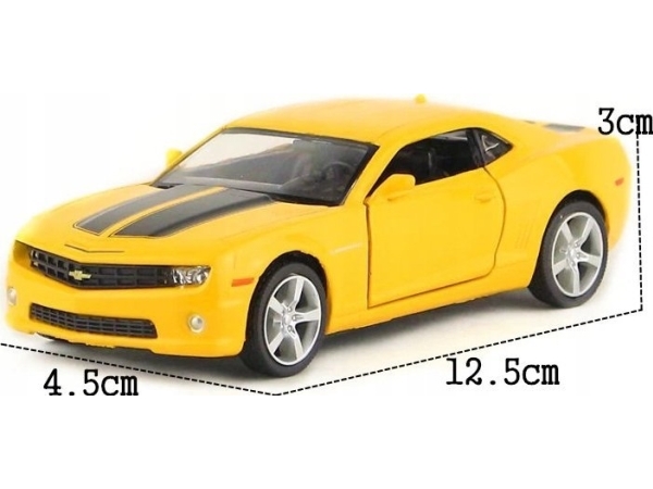 Gul Daffi Chevrolet Camaro Yellow Rmz - Daffi Fjernstyret  - 5905422118478
