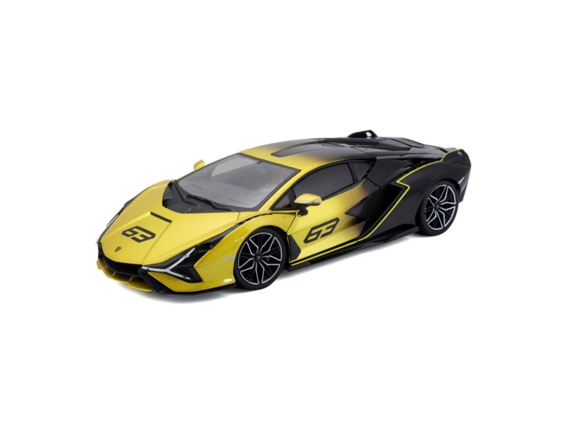 Bburago Lamborghini Sian Fkp : Sportsbil Model Formonterede : Lamborghini Sian Fkp Ethvert Køn Metal Plast - Bburago Fjernstyret  - 4893993111008