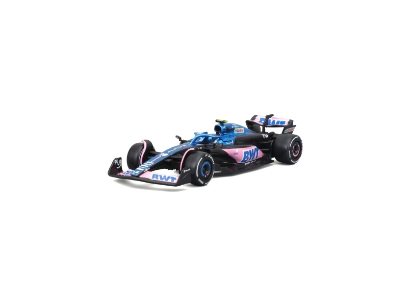 Bburago Bwt Alpine A523 : Ocon Sportsbil Model Formonterede : Renault Alpine A523 Ethvert Køn Metal Plast - Bburago Fjernstyret  - 4893993380732