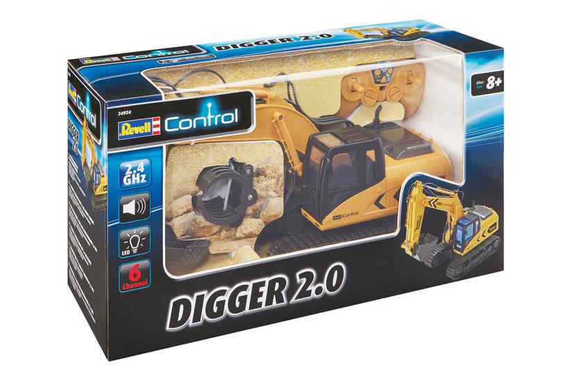 Revell Control Digger Fjernstyret Bygge Landbrugskøretøj - Revell Fjernstyret  - 4009803249247