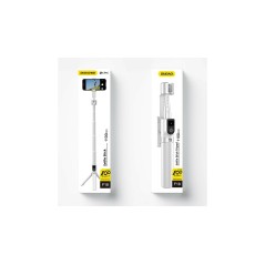 Hvid Dudao F18 Fjernstyret Selfie Stick 110cm - Dudao Fjernstyret  - 6973687248345