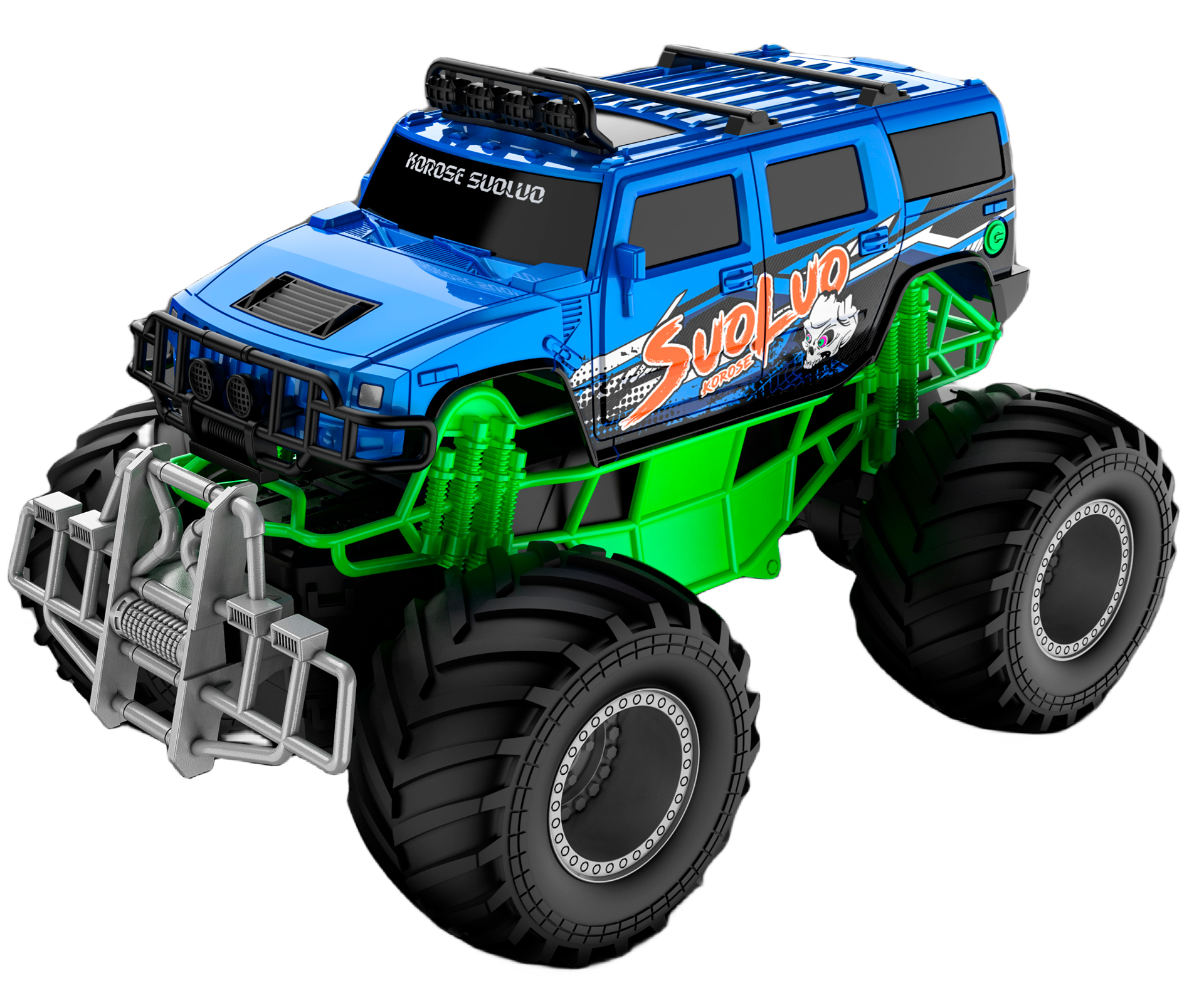 Fjernstyret Monstertruck Suoluo : - Megaleg Fjernstyret  - 5712548145840