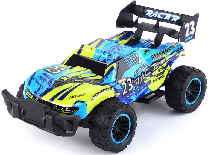 Fjernstyret Racer Buggy : 15km Blå - Megaleg Fjernstyret  - 5712548145291