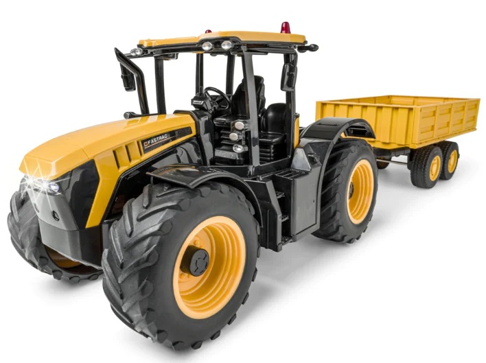 Jcb Fastrac 4220 Fjernstyret Traktor Med Trailer : - Mcu Fjernstyret  - 5712548145574