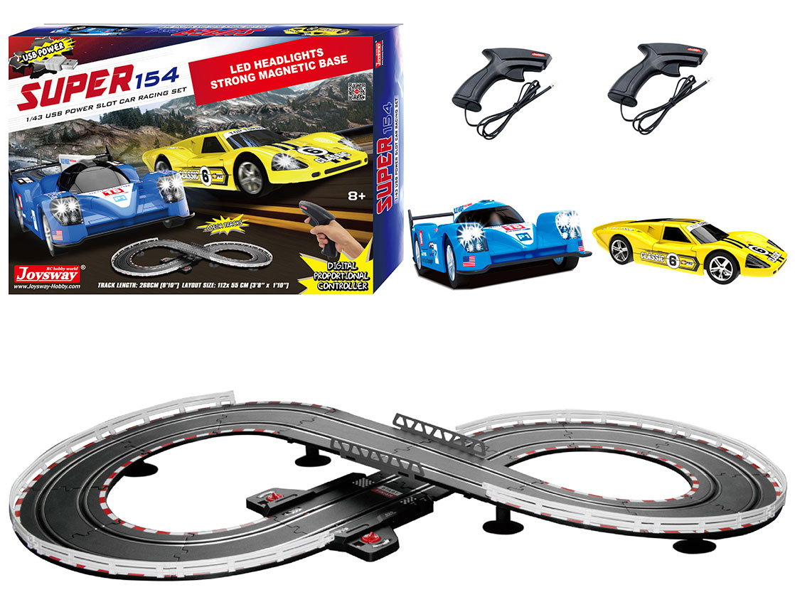 Joysway Super 154 Racerbane : Usb - Alexander Fjernstyret  - 5712548144010